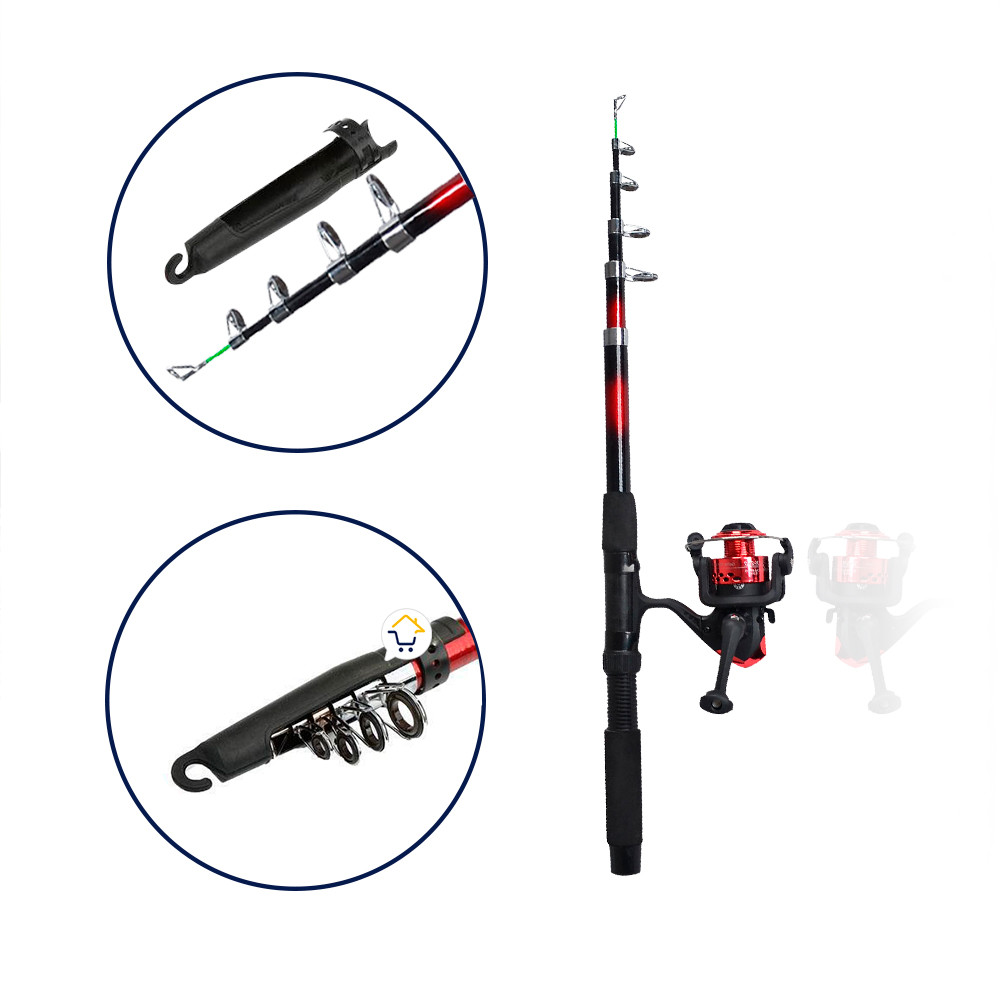 Miniatura 5 de Caña De Pescar 2.10 Mts Anzuelos SY200